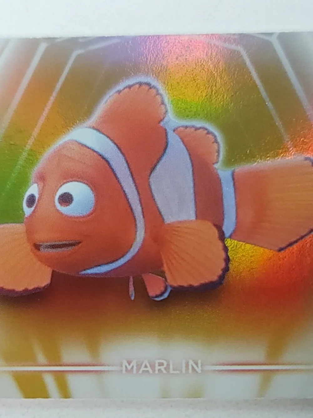 Marlin Topps 2026 Disney Neon Gold Holo Parallel Limited 45/50 - Picture 3 of 4